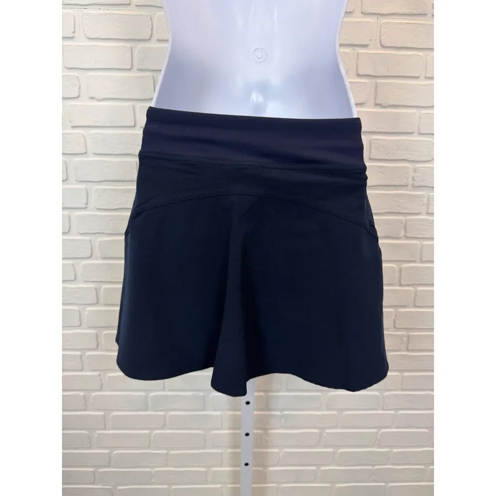 Lululemon Athletic Skort Navy Flared Hem Size 2